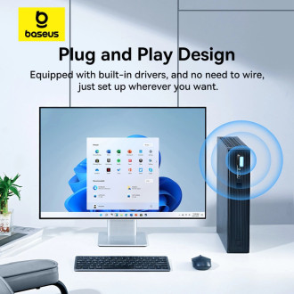 Baseus BS-OH169 300Mb/s USB síťová karta - černá