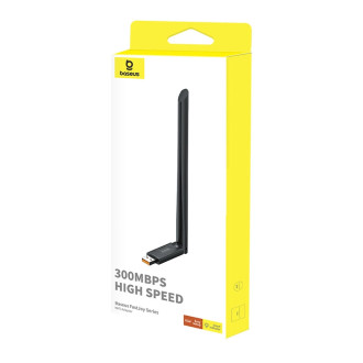Baseus BS-OH172 300Mb/s USB síťová karta - černá