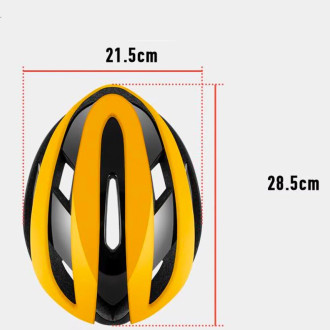 Cyklistická helma Rockbros 10110004006 velikost M - žlutá a černá