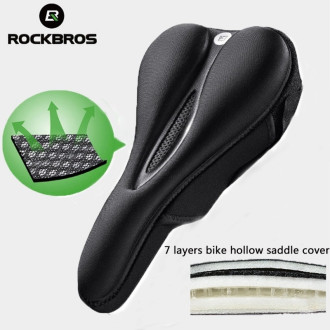 Silikonový gelový potah sedla na kolo Rockbros LF047-S - černý