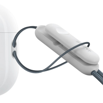 Šňůrka na sluchátka AirPods / telefon Baseus Crystal Series - šedá