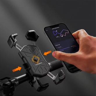 Rockbros 25210030007 držák telefonu na řídítka - černý