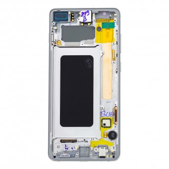 LCD display + Dotyk Samsung G975 Galaxy S10+ White (Service Pack)