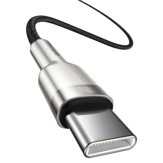 Baseus Cafule Metal Data cable USB Type C - USB Type C 100 W (20 V / 5 A) Power Delivery 1 m black (CATJK-C01)