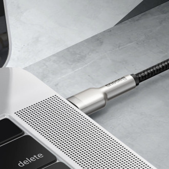 Baseus Cafule Metal Data cable USB Type C - USB Type C 100 W (20 V / 5 A) Power Delivery 1 m black (CATJK-C01)