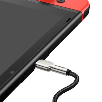 Baseus Cafule Metal Data cable USB Type C - USB Type C 100 W (20 V / 5 A) Power Delivery 1 m black (CATJK-C01)