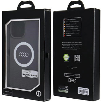 Pouzdro Audi IML Big Logo MagSafe pro iPhone 13 Pro Max - černé