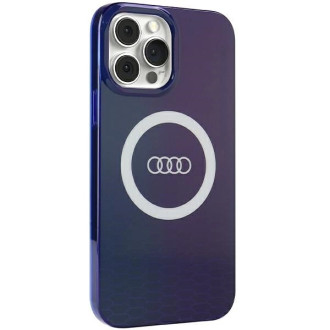 Pouzdro Audi IML Big Logo MagSafe pro iPhone 13 Pro Max - modré