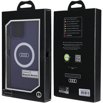 Pouzdro Audi IML Big Logo MagSafe pro iPhone 13 Pro Max - modré