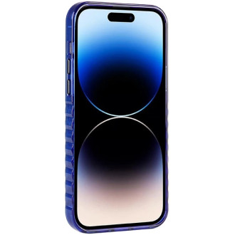 Pouzdro Audi IML Big Logo MagSafe pro iPhone 14 Pro - modré