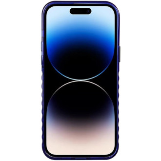 Pouzdro Audi IML Big Logo MagSafe pro iPhone 14 Pro - modré