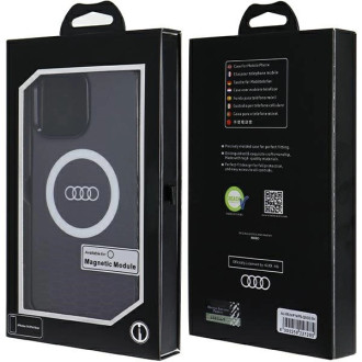 Pouzdro Audi IML Big Logo MagSafe pro iPhone 14 Pro Max - černé