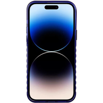 Pouzdro Audi IML Big Logo MagSafe pro iPhone 14 Pro Max - modré