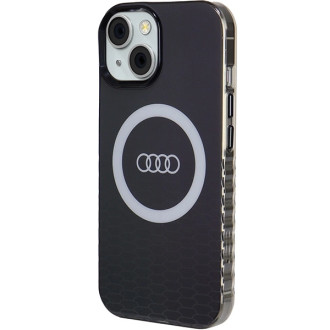 Pouzdro Audi IML Big Logo MagSafe pro iPhone 15 / 14 / 13 - černé