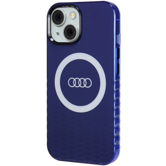 Pouzdro Audi IML Big Logo MagSafe pro iPhone 15 / 14 / 13 - modré