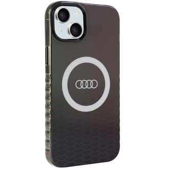 Pouzdro Audi IML Big Logo MagSafe pro iPhone 15 Plus / 14 Plus - černé