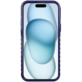 Pouzdro Audi IML Big Logo MagSafe pro iPhone 15 Plus / 14 Plus - modré