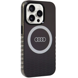 Pouzdro Audi IML Big Logo MagSafe pro iPhone 15 Pro - černé