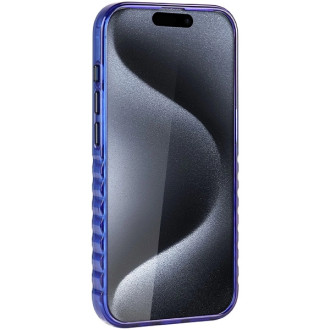 Pouzdro Audi IML Big Logo MagSafe pro iPhone 15 Pro - modré