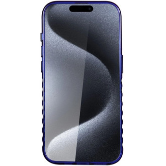 Pouzdro Audi IML Big Logo MagSafe pro iPhone 15 Pro - modré
