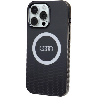 Pouzdro Audi IML Big Logo MagSafe pro iPhone 15 Pro Max - černé