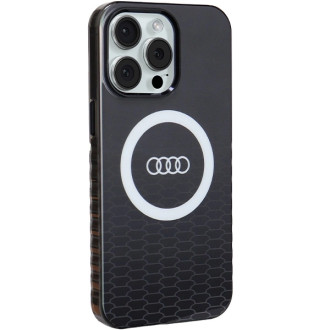 Pouzdro Audi IML Big Logo MagSafe pro iPhone 15 Pro Max - černé