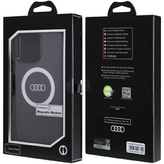 Pouzdro Audi IML Big Logo MagSafe pro iPhone 15 Pro Max - černé