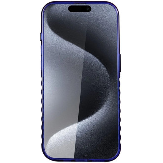 Pouzdro Audi IML Big Logo MagSafe pro iPhone 15 Pro Max - modré
