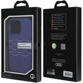 Pouzdro Audi IML MagSafe pro iPhone 13 Pro / 13 - modré