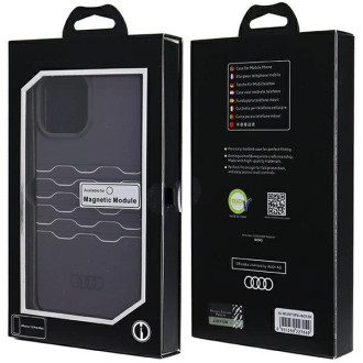 Pouzdro Audi IML MagSafe pro iPhone 13 Pro Max - černé