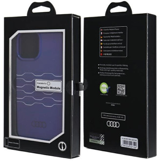 Pouzdro Audi IML MagSafe pro iPhone 13 Pro Max - modré