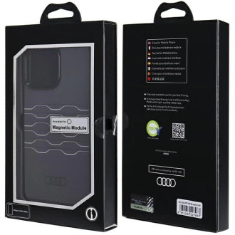 Pouzdro Audi IML MagSafe pro iPhone 14 Pro Max - černé