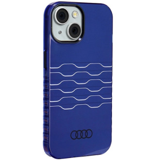 Pouzdro Audi IML MagSafe pro iPhone 15 / 14 / 13 - modré