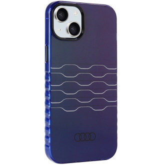 Pouzdro Audi IML MagSafe pro iPhone 15 Plus / 14 Plus - modré