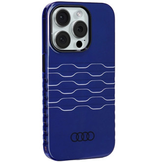 Pouzdro Audi IML MagSafe pro iPhone 15 Pro - modré