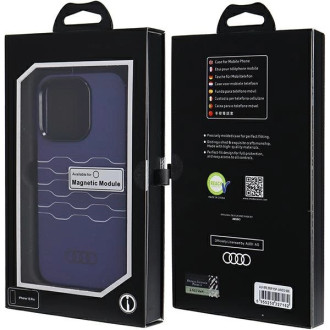 Pouzdro Audi IML MagSafe pro iPhone 15 Pro - modré