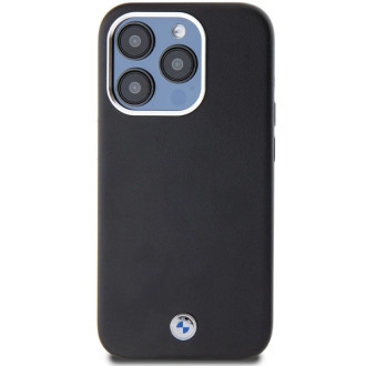 BMW Signature Wrapped Metal MagSafe obal pro iPhone 15 Pro - černý