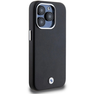 BMW Signature Wrapped Metal MagSafe obal pro iPhone 15 Pro - černý