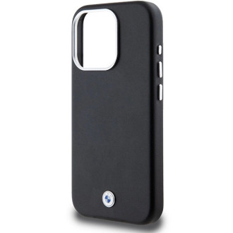 BMW Signature Wrapped Metal MagSafe obal pro iPhone 15 Pro - černý