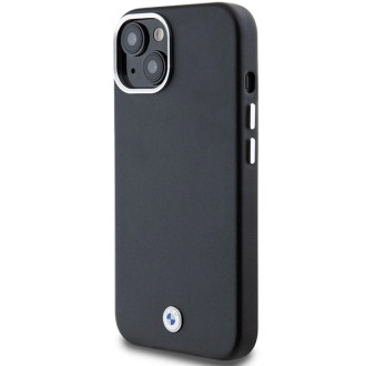 BMW Signature Wrapped Metal MagSafe obal pro iPhone 15 Plus / 14 Plus - černý