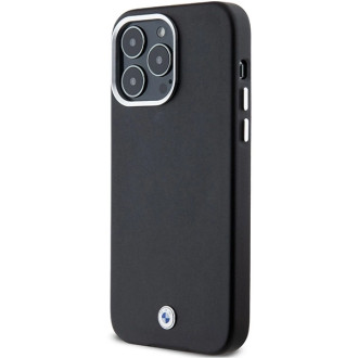 BMW Signature Wrapped Metal MagSafe obal pro iPhone 15 Pro Max - černý
