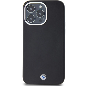 BMW Signature Wrapped Metal MagSafe obal pro iPhone 15 Pro Max - černý