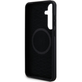 Pouzdro BMW M Silicone Printed Ring MagSafe pro Samsung Galaxy S24+ - černé
