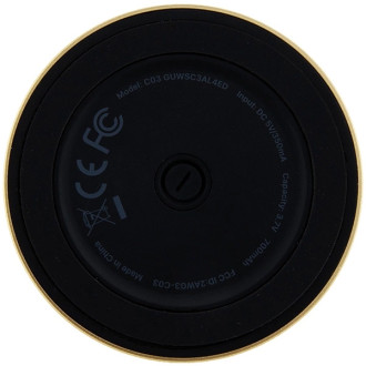 Kovový Bluetooth reproduktor Guess Magnetic Script - zlatý