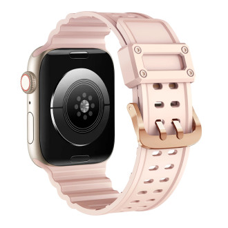Strap Triple Protection řemínek pro Apple Watch SE, 8, 7, 6, 5, 4, 3, 2, 1 (41, 40, 38 mm) náramek náramek růžový