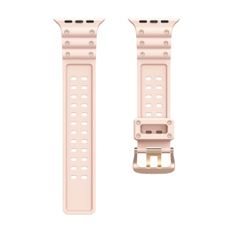 Strap Triple Protection řemínek pro Apple Watch SE, 8, 7, 6, 5, 4, 3, 2, 1 (41, 40, 38 mm) náramek náramek růžový