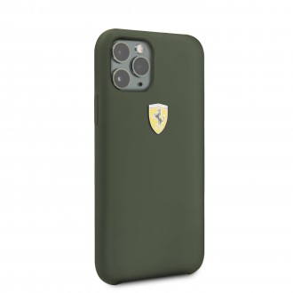 Ferrari SF Logo Kryt pro iPhone 11 Pro Mid Green (FESSIHCN58MG)