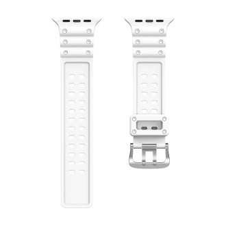 Řemínek Řemínek Triple Protection pro Apple Watch Ultra, SE, 8, 7, 6, 5, 4, 3, 2, 1 (49, 45, 44, 42 mm) náramek bílý