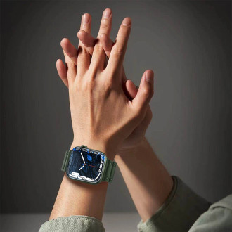 Řemínek Řemínek Triple Protection pro Apple Watch Ultra, SE, 8, 7, 6, 5, 4, 3, 2, 1 (49, 45, 44, 42 mm) náramek bílý