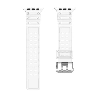 Strap Triple Protection řemínek pro Apple Watch Ultra, SE, 8, 7, 6, 5, 4, 3, 2, 1 (49, 45, 44, 42 mm) náramek náramek průhledný